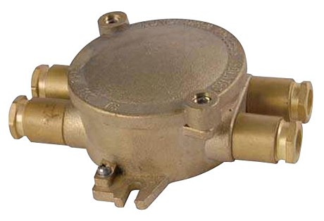 510/4/4x24-Z14 (DCJXH202-4 510/4) 164x136x62мм Латунь IP56 -20...+50°C Ex