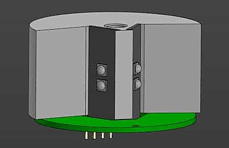 ACC_LED-light-part Signal double Red 180° 3nm