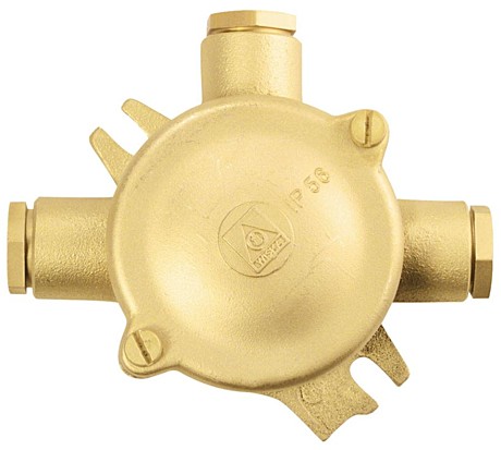 1152-3xZ14 (JXH301 1152) 140x125x54мм Латунь IP56 -25...+45°C -