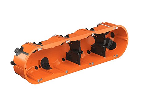 O-range ECON 4 one-gang junction box, air-tight, Depth 48 mm 284x71x48мм Пластик IP30 9254-22