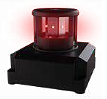C50-X220-3A-K0-C-100 All-round Red 360° Корпус алюм. квадр. черный 3nm 3,3W