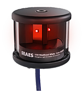 C50-O24-3A-00-C-100 Signal Red 180° Алюминиевый корпус черный, стандартное основание 3nm 3,3W