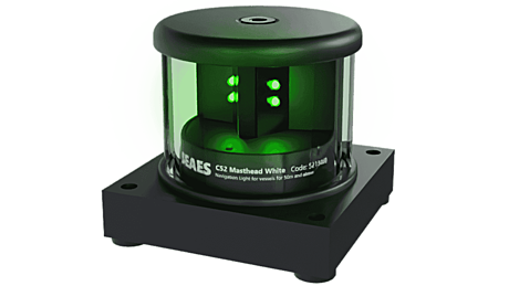 C52-O24-3H-K0-C-100 Signal double Green 180° Алюминиевый корпус черный, квадратное основание 3nm 2x3