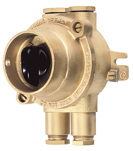 3066/2/380V-2xZ14 (CZKS3-2/714 -) 16A 380/440V Латунь IP56 -25...+45°C - 2xM24x1,5