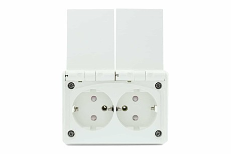 1090 UPT SURFACE 402ESW Розетка судовая двойная накладная IP44 -