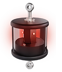C20-X24-2A-P0-C-100 All-round Red 360° Алюминиевый корпус черный, стандартное основание 2nm 1,9W