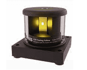 C50-K24-3EP-K0-C-100 Stern flash Yellow 135° Алюм. корпус черный, квадр. основание 3nm 2,1W