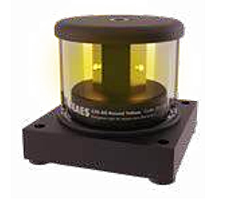 C50-X24-3EP-K0-C-100 All-round flash Yellow 360° Алюм. корпус черный, квадр. основание 3nm 3,4W