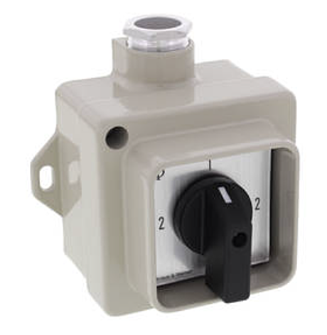 Rotary switch 7228496 - SE 10A 250V Al IP67 -30...+90°C 2xPG16 2-полюсный, Change-over 50045006