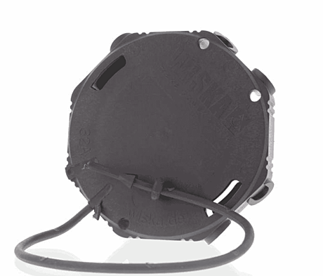 SP-BC/FS-CEE/BELT/32A Bayonet cap with belt Plastic, black