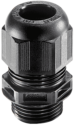 ESKV 20 BK d6-13мм IP68/IP69 -40°C...+100°C - Полиамид RAL 9005 Черный (50шт/уп) 
