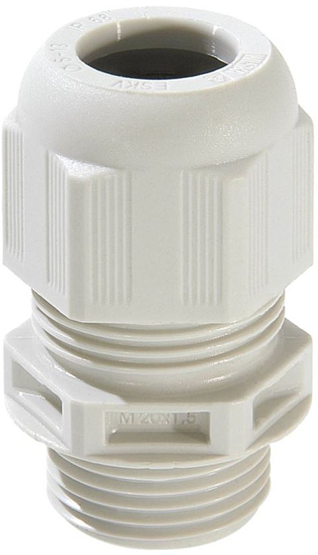 ESKV 16 LG d4,5-10мм IP68/IP69 -40°C...+100°C - Полиамид RAL 7035 Серый (50шт/уп) 