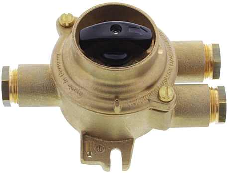 1133/3/P/10A-3xZ14 (HH302-3 1133/3) 10A/16A 250V Латунь IP56 -25...+45°C - 3xM24x1,5