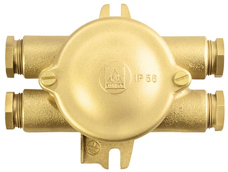 1155-4xZ14 (JXH402 1155) 140x110x54мм Латунь IP56 -25...+45°C -
