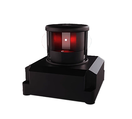 C50-K24-3AP-K0-C-100-230 Stopping flash Red 135° Корпус алюм. квадр. черный 3nm 1,9W