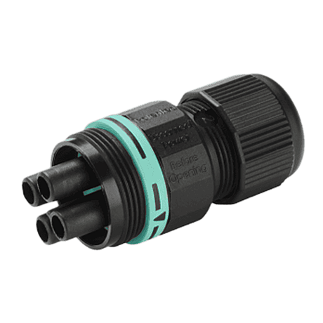 Mini Socket Connector Вилка 4P 0,5-1,5mm2 17,5A 500VAC d7-12mm THB.387.B4A