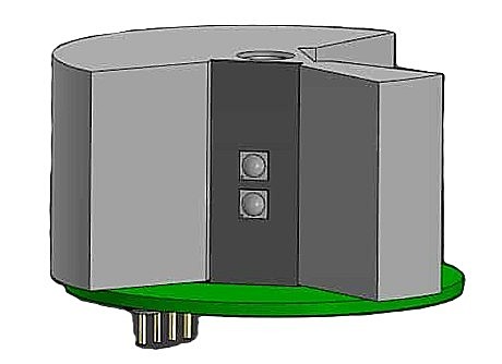 ACC_LED-light-part Port double Red 112,5° 3nm