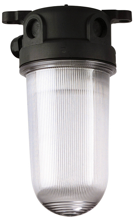 2000/E27/clear 230В max75Вт E27, IP68, -30..+45°C 2xM20, плафон PC