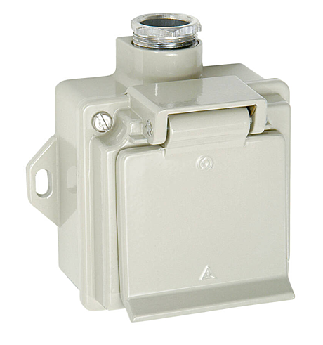 722 SE Schuko-socket 16А 250В