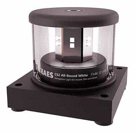 C52-X24-3B-K0-C-100 All-round double White 360° Алюм. корпус черный, кв. основание 3nm