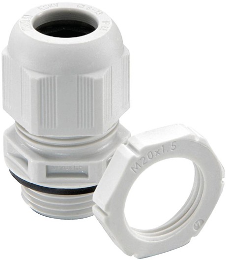 ESKV-SET 25 LG d9-17мм IP68/IP69 -40°C...+100°C - Полиамид RAL 7035 Серый (50шт/уп) 