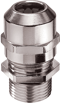 EMSKV-L 16 d4,5-10мм IP68/IP69 -40°C...+100°C - Никелированная латунь (100шт/уп) 