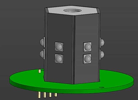 ACC_LED-light-part All-round double Green 360° 3nm