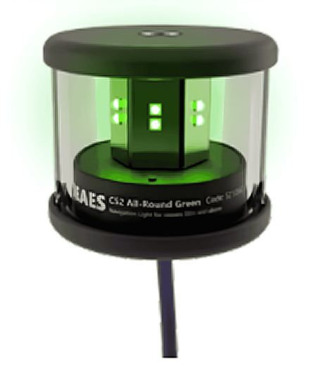 C52-X24-3H-00-C-100 All-round double Green 360° Алюминиевый корпус черный, стандартное основание 3nm