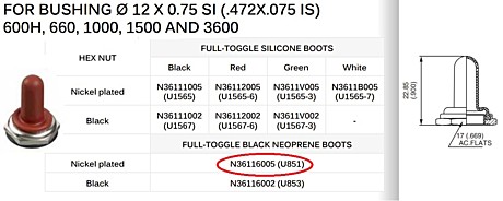 ACC_APEM Sealing Boot U851 