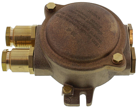 510/4/4x24-Z14 185x134x65мм IP66 -55...+130°C латунь Ex