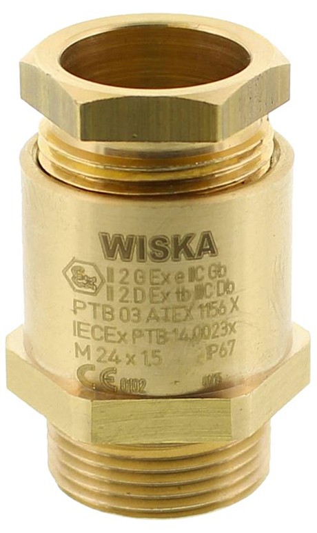 EX-KVM 24-Z-14 d12-14,5мм IP66/IP67 -40°C...+120°C Ex Латунь (1шт/уп) 